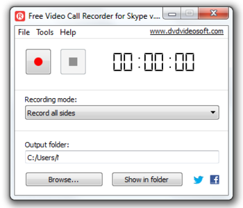 Free Video Call Recorder for Skype screenshot