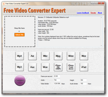 Free Video Converter Expert screenshot
