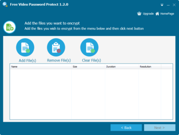 Free Video Password Protect screenshot 3
