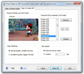 Free Video to GIF Converter screenshot