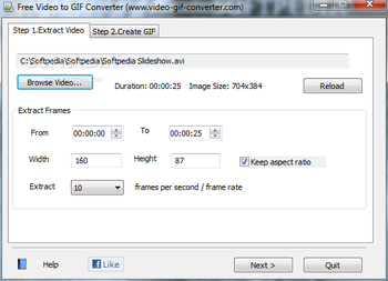 Free Video to GIF Converter screenshot