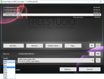 Free Video to Mp3 Converter screenshot 2