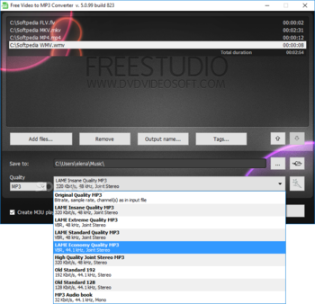 Free Video to Mp3 Converter screenshot 3