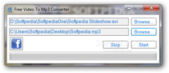 Free Video To MP3 Converter screenshot