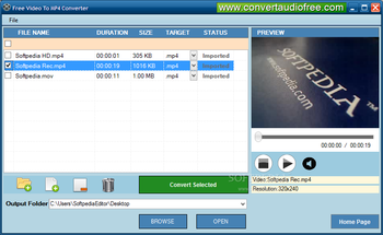 Free Video To MP4 Converter screenshot