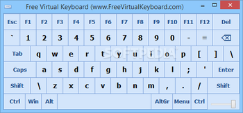 Free Virtual Keyboard screenshot