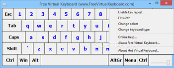 Free Virtual Keyboard screenshot 2