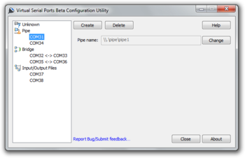 Free Virtual Serial Ports screenshot