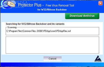 Free Virus Removal Tool for W32/Bifrose Backdoor screenshot 2