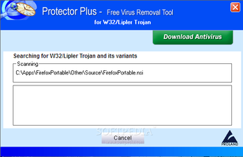 Free Virus Removal Tool for W32/Lipler Trojan screenshot 2