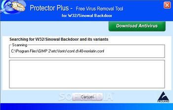Free Virus Removal Tool for W32/Sinowal Backdoor screenshot 2