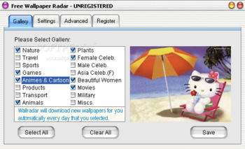 Free Wallpaper Radar screenshot