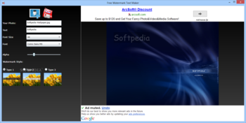 Free WaterMark Text Maker (formerly Protecting an Image Maker) screenshot