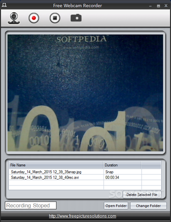 Free Webcam Recorder screenshot 2