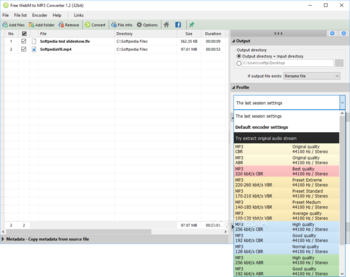 Free WebM to MP3 Converter screenshot 2