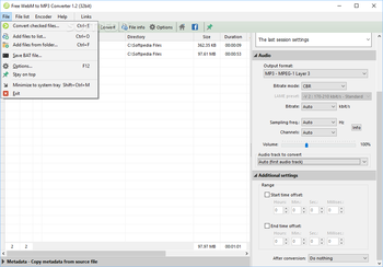 Free WebM to MP3 Converter screenshot 4