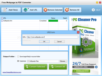 Free Webpage to PDF Converter screenshot 2