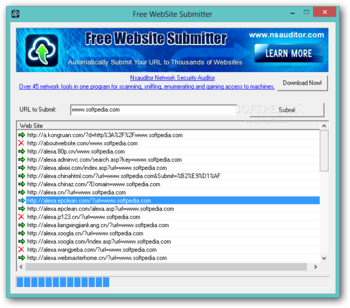 Free Website Submitter screenshot
