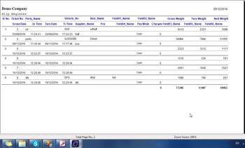 Free Weighbridge Software screenshot