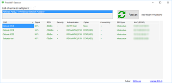 Free WiFi Detector screenshot