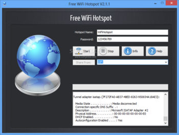 Free WiFi Hotspot screenshot