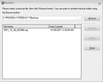 Free Window Registry Repair screenshot 2
