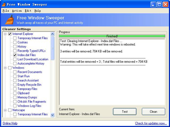 Free Window Sweeper screenshot 2