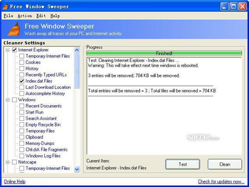 Free Window Sweeper screenshot 3