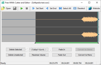 Free WMA Cutter and Editor screenshot