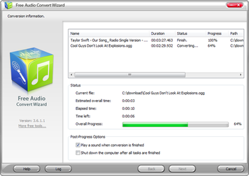 Free WMA WAV MP3 Converter screenshot