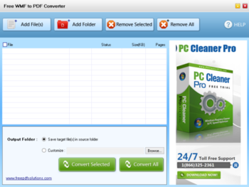 Free WMF to PDF Converter screenshot