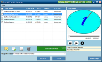 Free WMV to MPG Converter screenshot