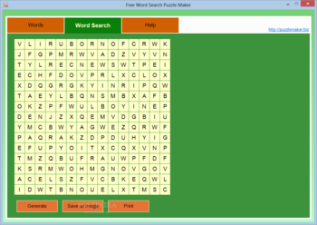 Free Word Search Puzzle Maker screenshot 2