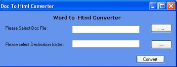 Free Word To HTML Converter screenshot