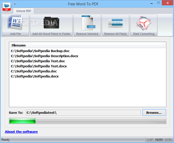 Free Word to PDF screenshot