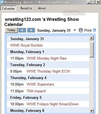 Free WWE wrestling News,Results Alert screenshot 2