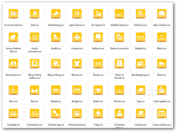 Free Yellow Button Icons screenshot