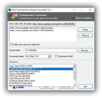 Free YouTube Downloader Converter screenshot 3