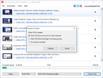 Free YouTube to DVD Converter screenshot 2