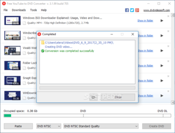 Free YouTube to DVD Converter screenshot 3