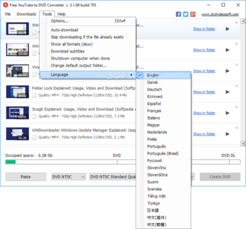 Free YouTube to DVD Converter screenshot 7