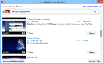 Free Youtube to Mp3 Converter screenshot 2