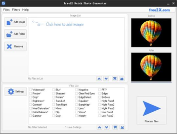 Free2X Batch Photo Converter screenshot