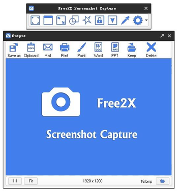Free2X Screenshot Capture screenshot