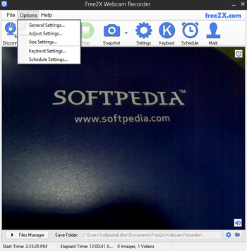 Free2X Webcam Recorder screenshot 3
