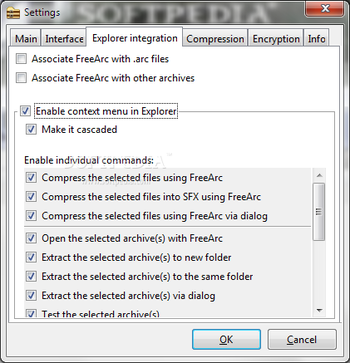 FreeArc Portable screenshot 15