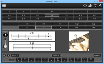 FreeBanjoChords screenshot