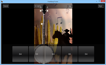 FreeBanjoTuner screenshot