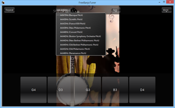 FreeBanjoTuner screenshot 2
