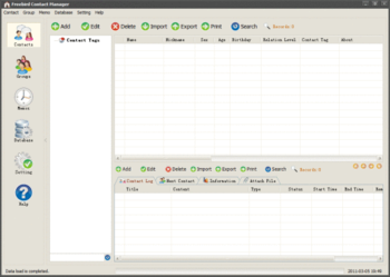 Freebird Contact Manager screenshot